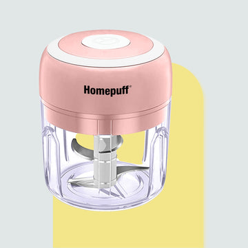 Electric Chopper 250 ML - 3 Blades- Pink